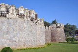 Wall protecting Balahisar Gate, Golconda Fort