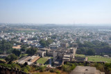 View of the lower portion of Golconda Fort from the Citadel