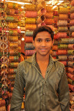 Boy in Bangle shop, Hyderabad