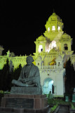 Mahatma Gandhi statue in front of the A.P. State Assembly