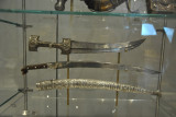 18th C. Turkish dagger (Jambiya) and inward curved sword (Yatagan) 1866