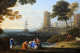 Coast View with the Abduction of Europa, Claude Lorrain ca 1645