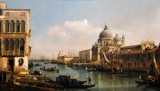 A View of the Grand Canal: Santa Maria della Salute and the Dogana from Campo Santa Maria Zobenigo, Bernardo Bellotto ca 1740