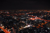Night view northwest from Baiyoke Tower, Bangkok