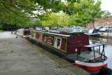 Canal boat on the Bridgewater Canal, Manchester-Castlefield