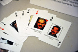 The Iraq deck of cards with Saddam Hussein as King of Spades