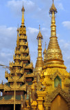 Golden roofs, Shwedagon Paya