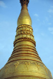 The stupa is covered in real gold