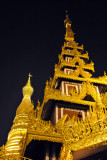 Multi-tiered gilded roof common in Burmese temples