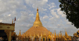 Shwedagon Paya seen from the west, late afternoon