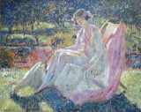 Sunbath, ca 1913, Frederick Carl Frieseke (1874-1939)