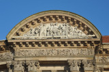 Left side arched pediment sculpture group - Birmingham Council House