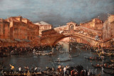 Regatta at the Rialto Bridge, Venice 1770s, Francesco Guardi (1712-1793)