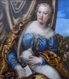 Portrait of a Woman as St. Agnes, 1580s, Veronese (1528-1588)