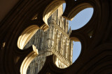 5-leafed opening in the cloister of Salisbury Cathedral