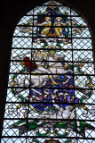 Freedom of Religion, Freedom of Speech, 20th C. Stained Glass, Salisbury Cathedral
