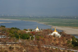 Covered walkways criss-cross the Sagaing Hills linking the various monasteries