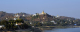 Sagaing Hills from the New Irrawaddy River Bridge