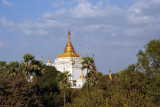 Stupa at the eastern approach to the New Sagaing Bridge