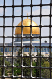 View of the Dome of the Rock from the window of the Al-Omariyeh College