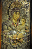 Ornate icon of Virgin & Child, Church of the Nativity