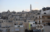 Bell tower of the Syrian Orthodox Church rising above Bethlehem