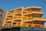 La Fontana apartment building overlooking the West Bank Separation Wall, Bethlehem