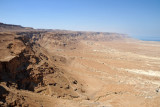 The view looking north from Masada