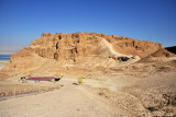 The western side of Masada is reachable by road via Arad or on foot via the Roman Ramp path