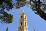 The tower of the Russian Church of the Ascension is the tallest structure on the Mount of Olives