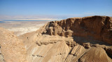 Panoramic view of to the southeast of Masada