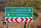 Route 62 connecting the Little Karoo towns of Ladismith and Oudtshoorn