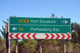 Garden Route (N2) between Plettenberg Bay and