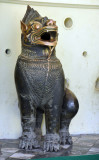 Khmer bronze lion from Arakan, Mahamuni Paya