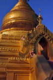 Golden stupa of Kuthodaw Paya, Mandalay