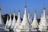 Forest of white stupas, Sandamani Paya, Mandalay