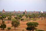Temples of Bagan from the terrace of Pyathada Paya - Minnanthu area