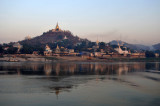 Sagaing on the west bank of the Irrawaddy River