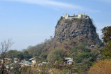 Popa Taung Kalat Monastery, village of Mt. Popa