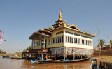 Temple on stilts along the Nan Chaung Canal, Nyaung Shwe