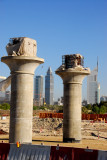 New elevated highway in front of Dubai Mall