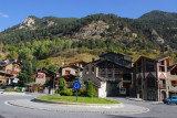 Erts, Andorra, roundabout junction for Arinsal and Pal