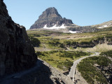 Going to the Sun Road with Clements Mountain from Highline Trail, Glacier National Park