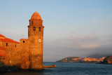 Dusk, Church of Notre-Dame des Angles, Collioure