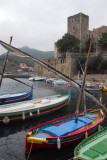 Sailboats, Chteau Royal, Collioure