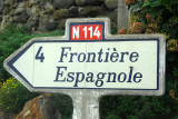 Frontire Espagnole - Spainish border, N114