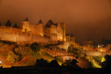 Chteau Comtal, Carcassonne, night