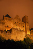 Chteau Comtal, Carcassonne, night