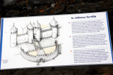 Descriptive information sign at the Chteau, Carcassonne