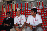 DAE University students, C-130 interior, Dubai Airshow 2007